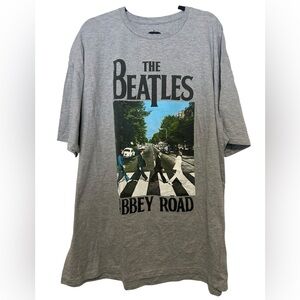 The Beatles Abbey Road Graphic Tee - Gray Size 3XL